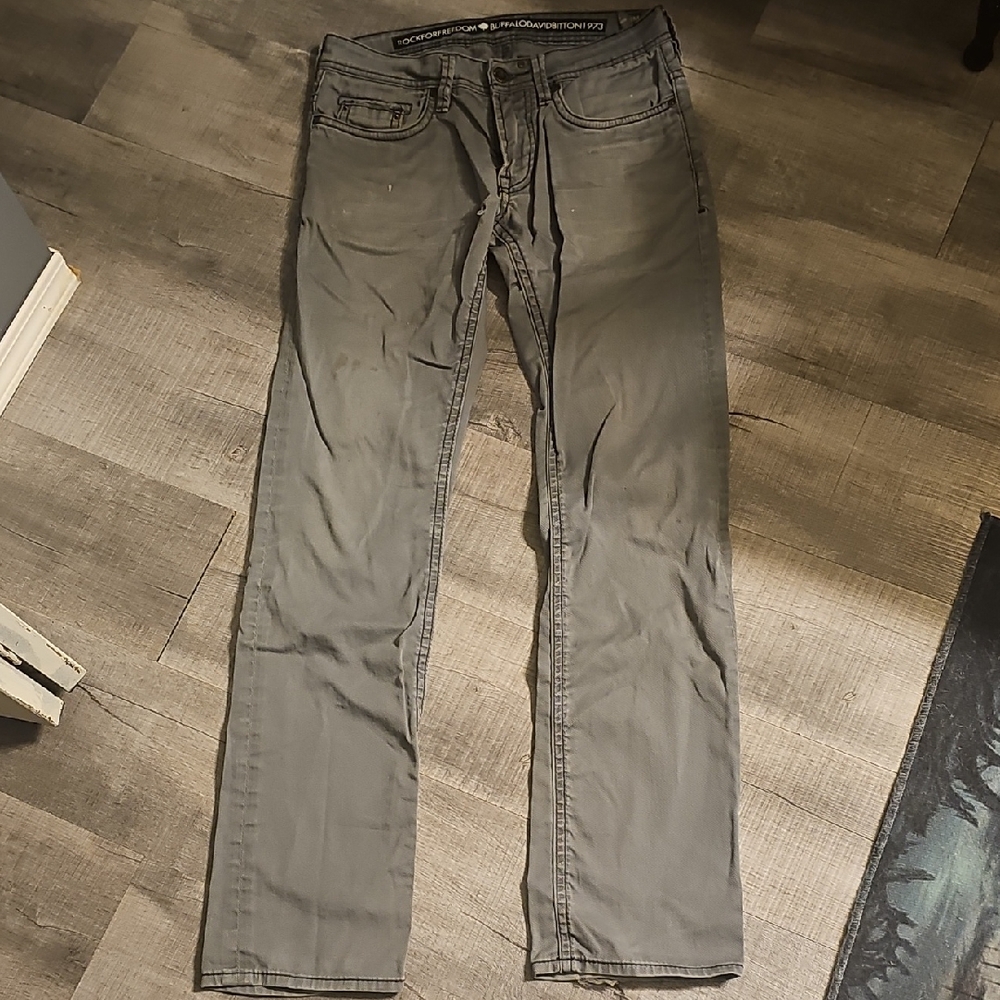 Men's Gray Jeans 28X34 David Bitton